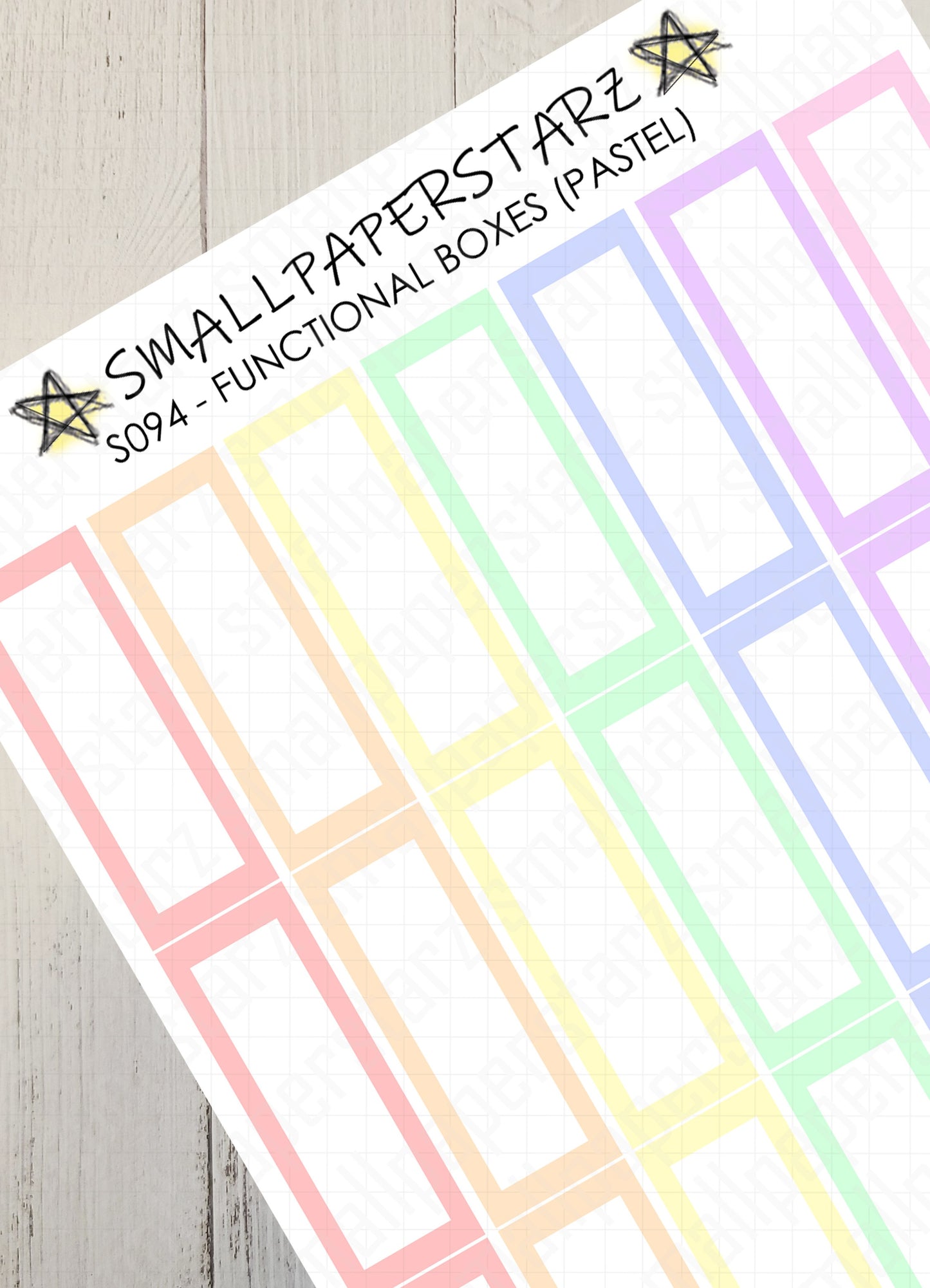 S094 - Pastel Functional Boxes