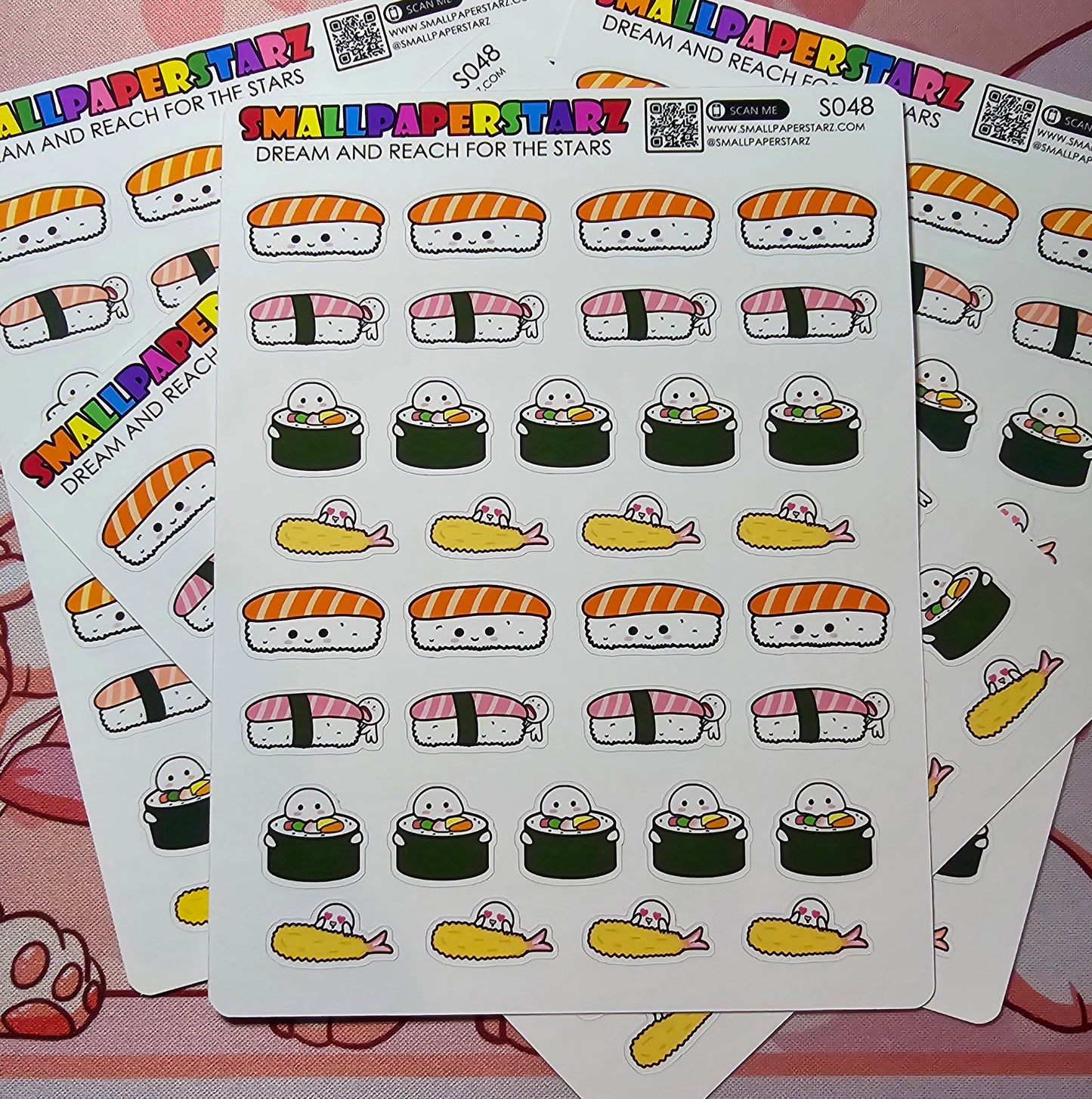S048 - Sushi Addict Sticker Sheet