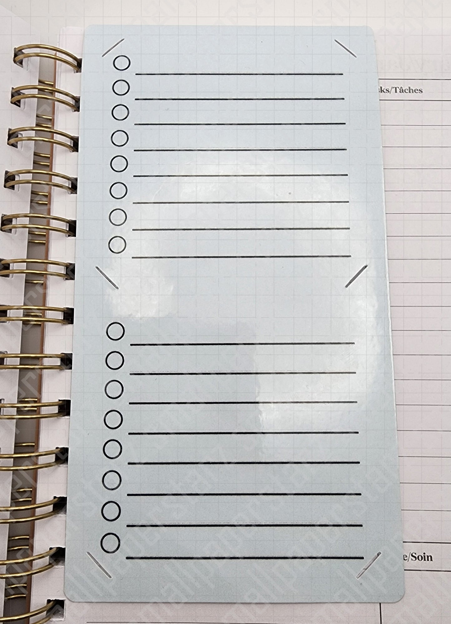 BM001 - Functional Checklist Magnetic Bookmark