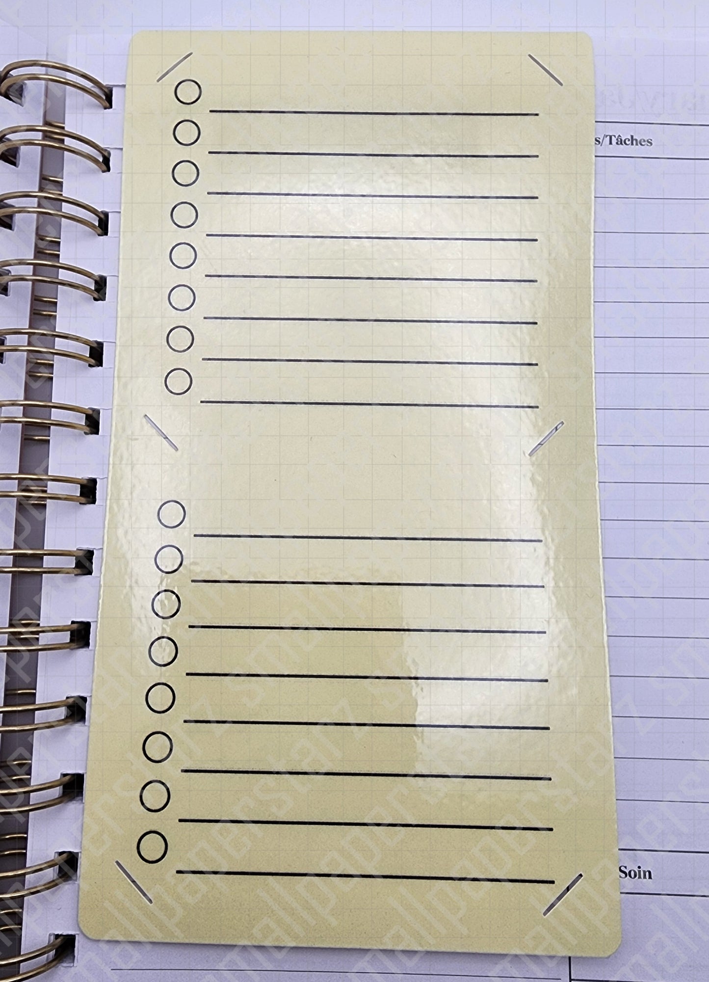 BM001 - Functional Checklist Magnetic Bookmark