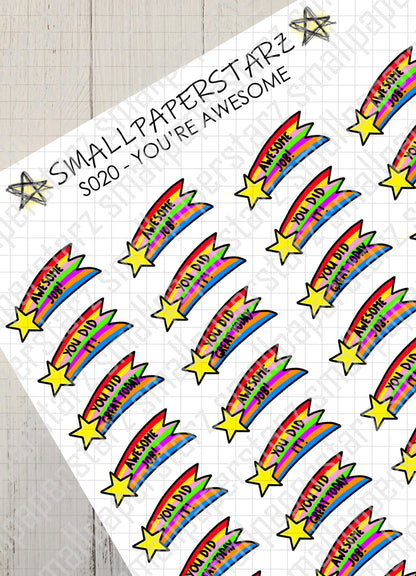S020 - You're Awesome Sticker Sheet
