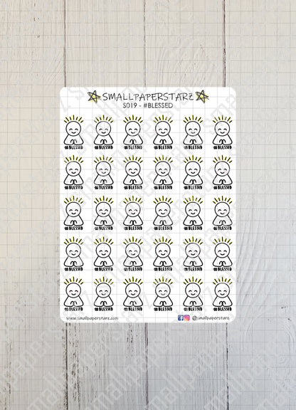 S019 - Feeling Blessed Sticker Sheet