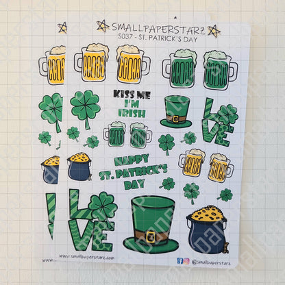 S037 - St. Patrick's Day Sticker Sheet