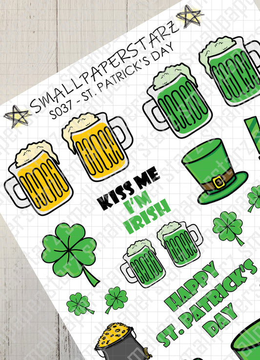 S037 - St. Patrick's Day Sticker Sheet