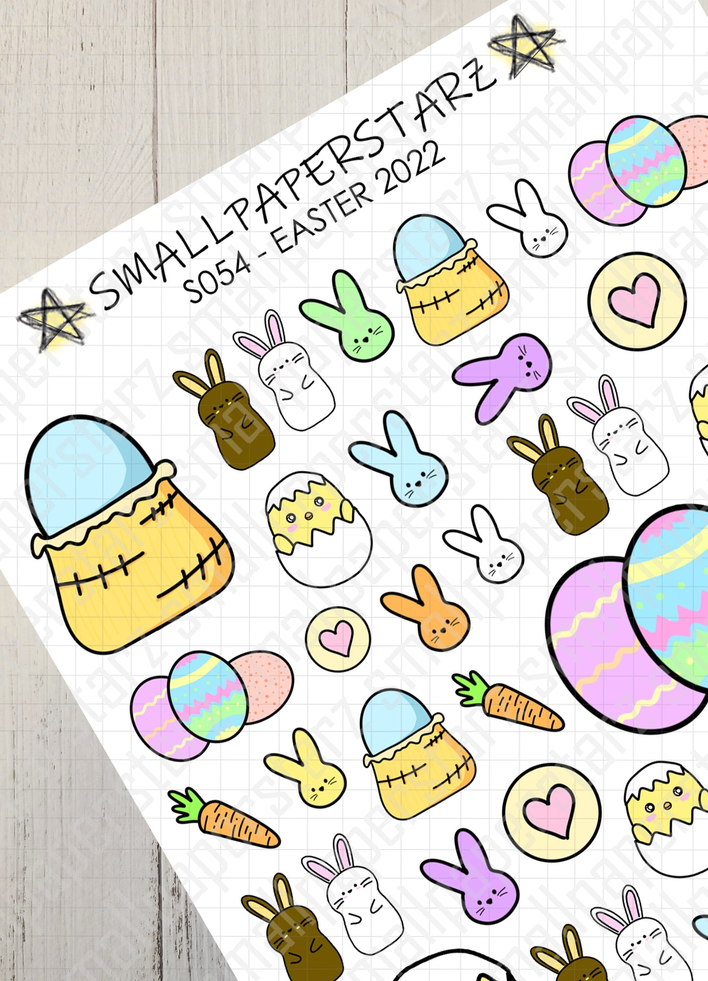 S054 - Easter 2022 Sticker Sheet