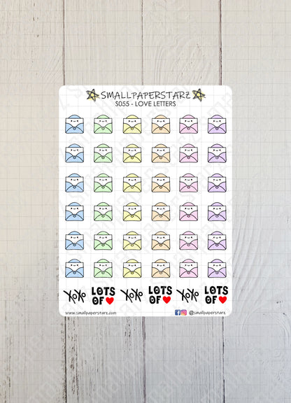 S055 - Love Letters Sticker Sheet