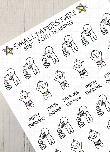 S057 - Potty Training Sticker Sheet