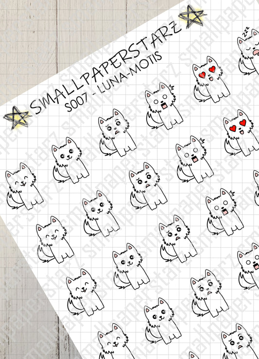 S007 - Luna-motis Part 1 Sticker Sheet