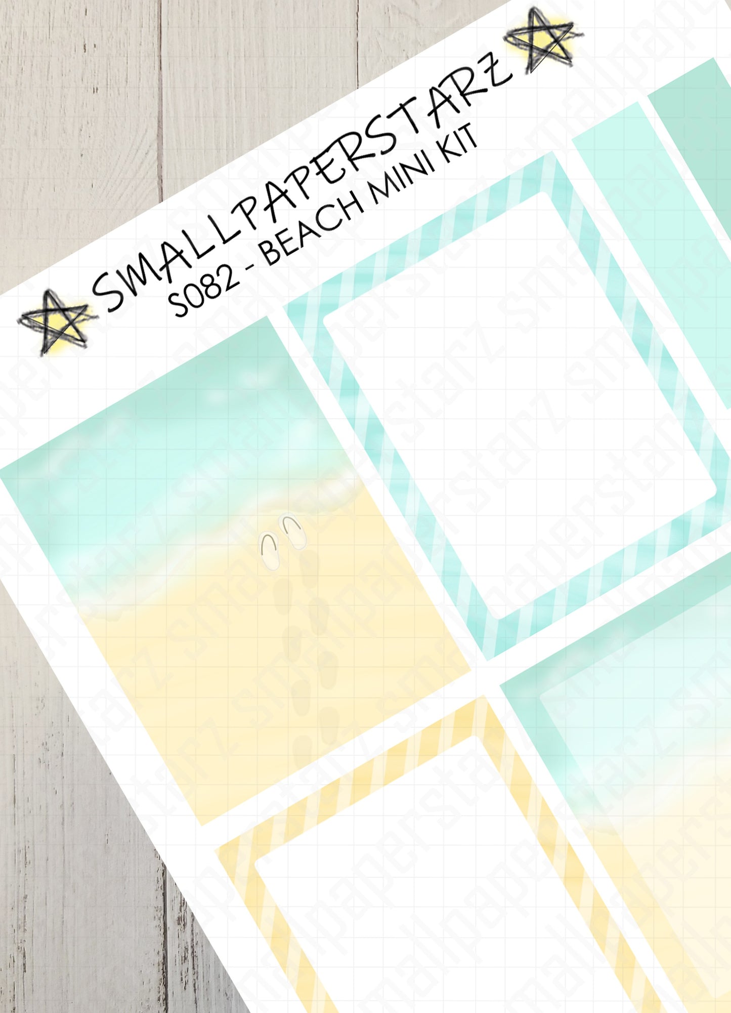 S082 - Beach Mini Kit Sticker Sheet