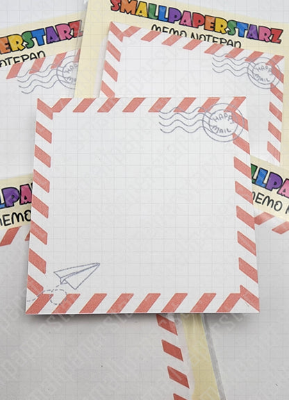 NP018 - Air Happy Mail 3x3in Memo Notepads