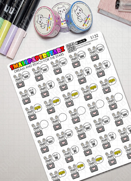 S132 - Lola Online Shopping Sticker Sheet